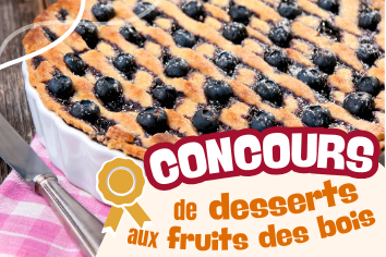 concours de dessert aux fruits des bois