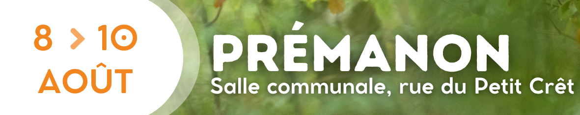 prémanon - du 8 au 10 août, salle comunale rue du petit crêt